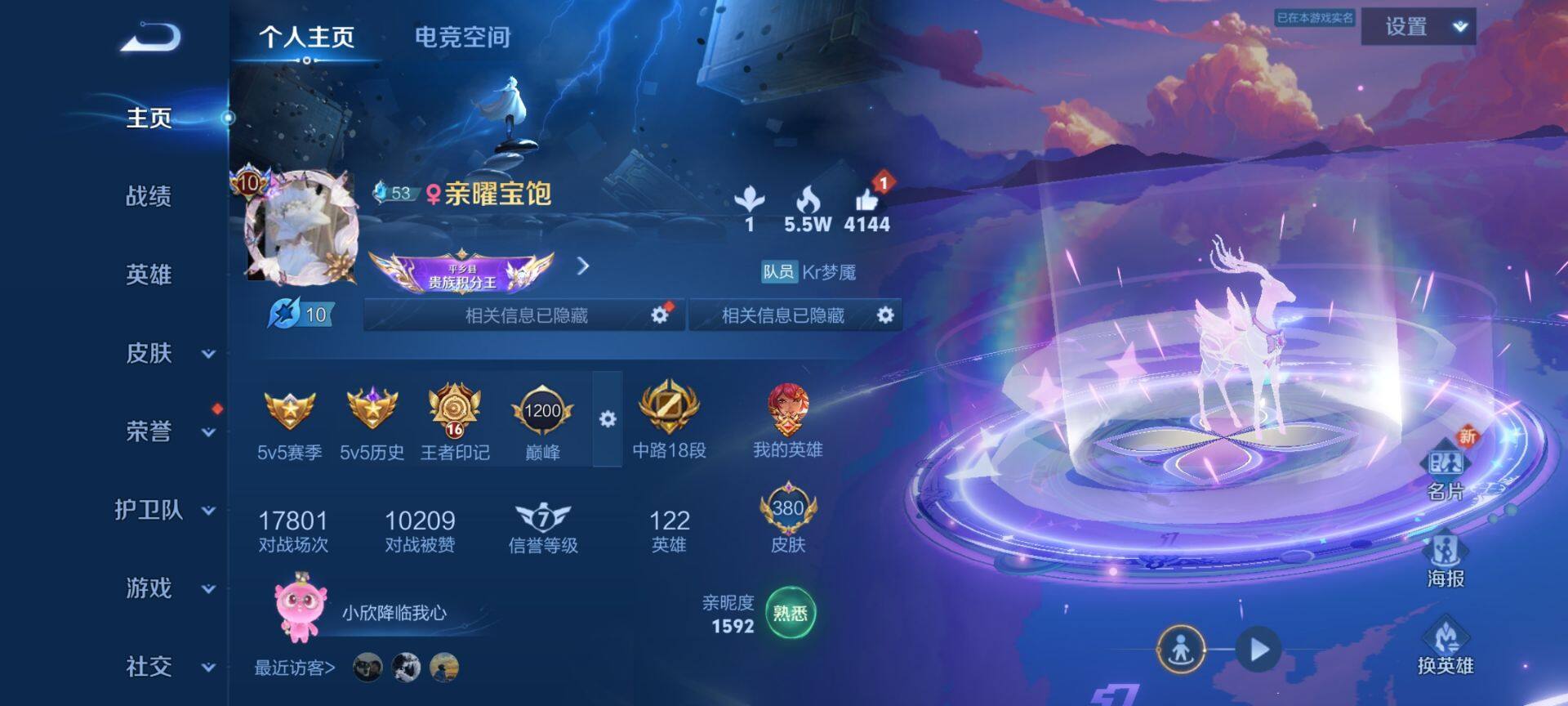 WZ033188433王者荣耀账号详情图9 WZ033188433王者荣耀账号详情图9