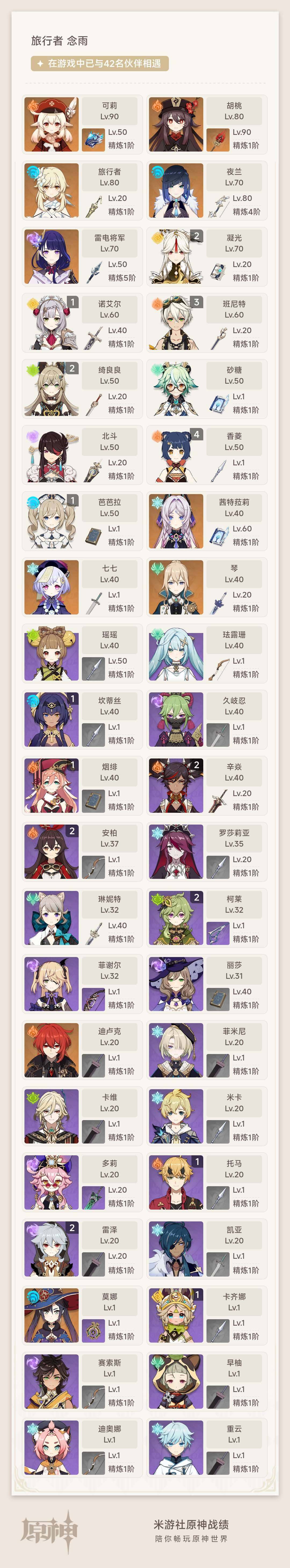 YSEY34605原神账号详情图3