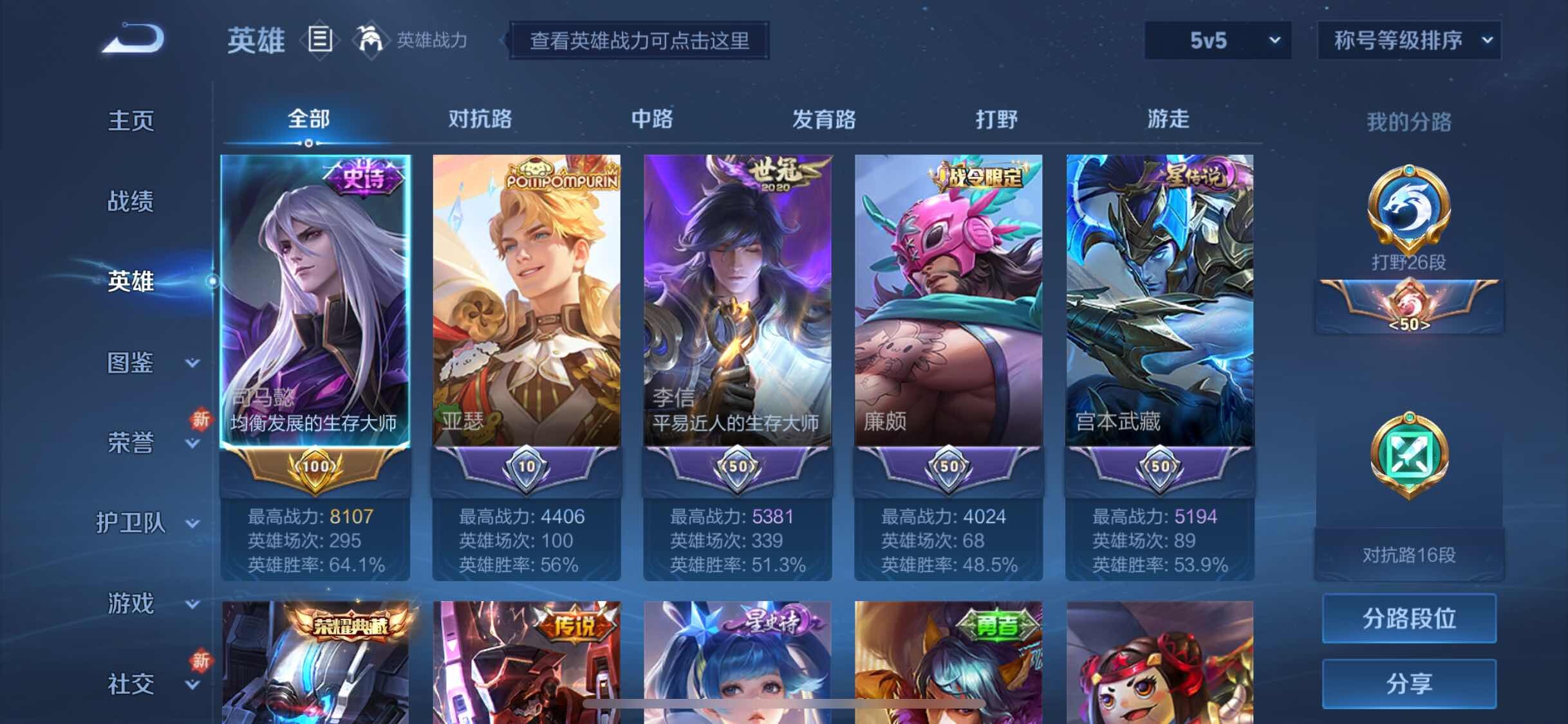 WZYXS3202779王者荣耀账号详情图3 WZYXS3202779王者荣耀账号详情图3