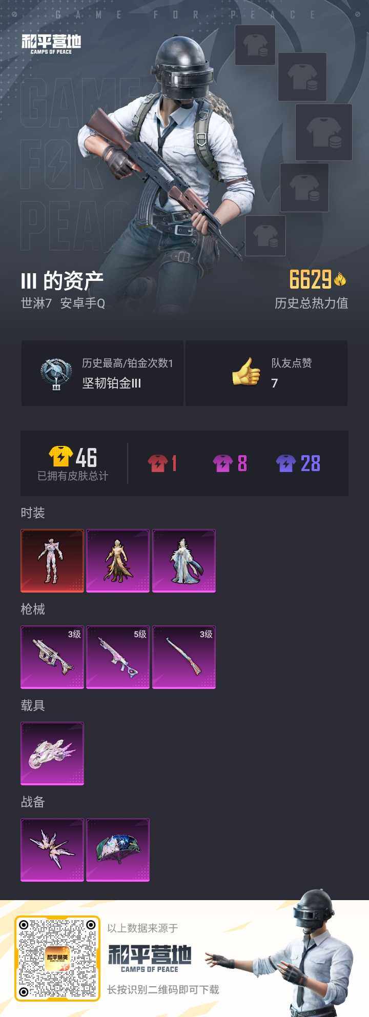 HPQM3278031和平精英账号详情图2 HPQM3278031和平精英账号详情图2
