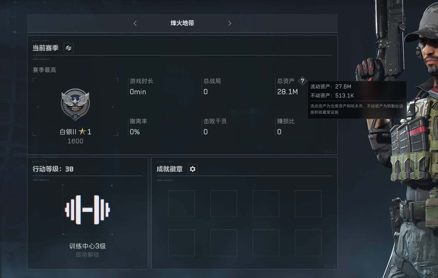 三角洲行动账号QQ【SJZF1879】总资产(M)：28M/哈夫币(K)：25645K/哈夫币(K)：25645K/烽火地带等级：30_段位：无段位/AKM突击步枪-林中猎手/M1014霰弹枪-林中猎手/勇士冲锋枪-