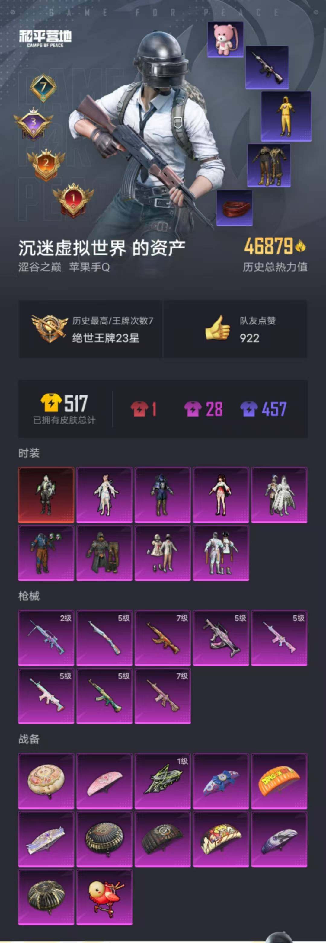 HPYXS3285658和平精英账号详情图19 HPYXS3285658和平精英账号详情图19