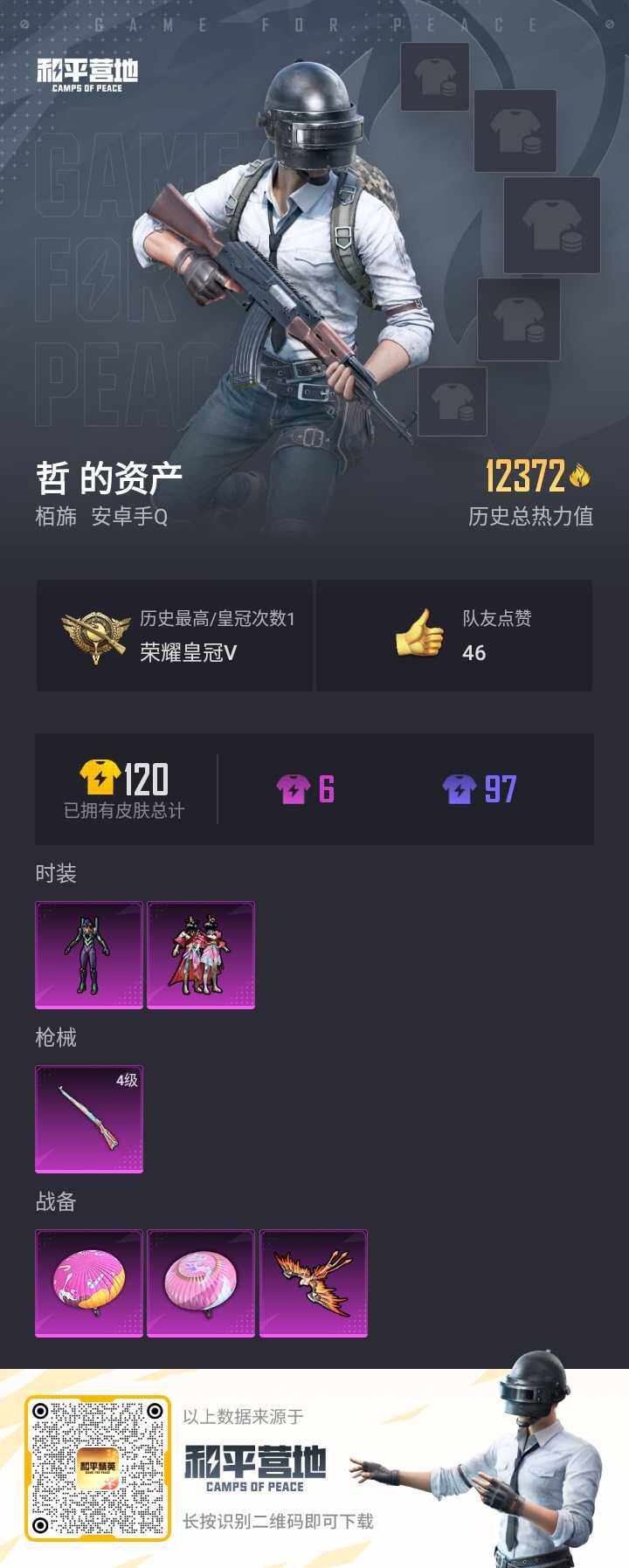 HPQM3280051和平精英账号详情图5