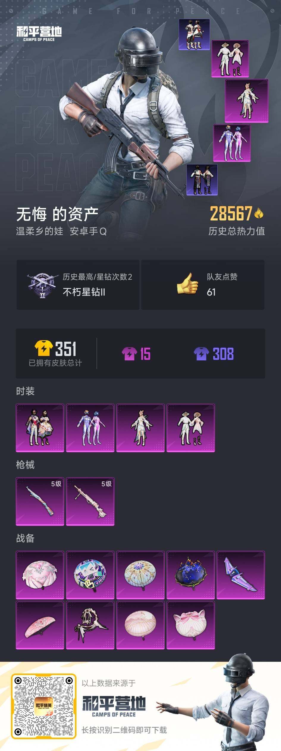 HPLX3279193和平精英账号详情图2 HPLX3279193和平精英账号详情图2