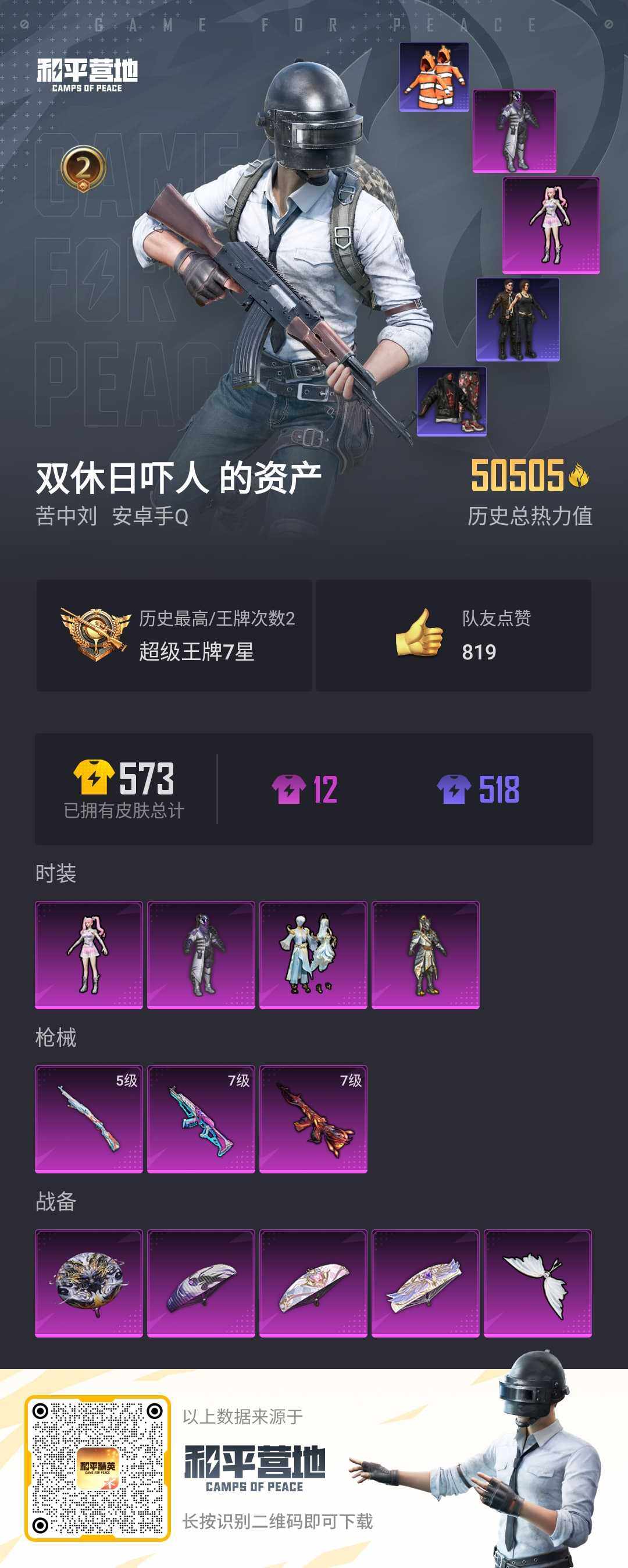HPLE3278647和平精英账号详情图2 HPLE3278647和平精英账号详情图2