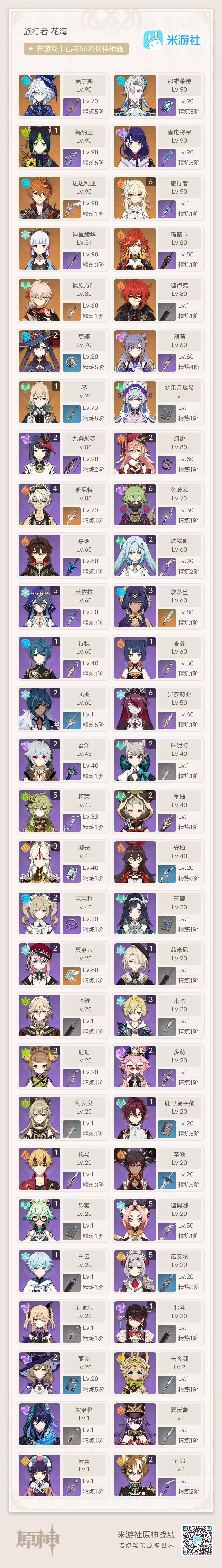 YSEY34715原神账号详情图9 YSEY34715原神账号详情图9