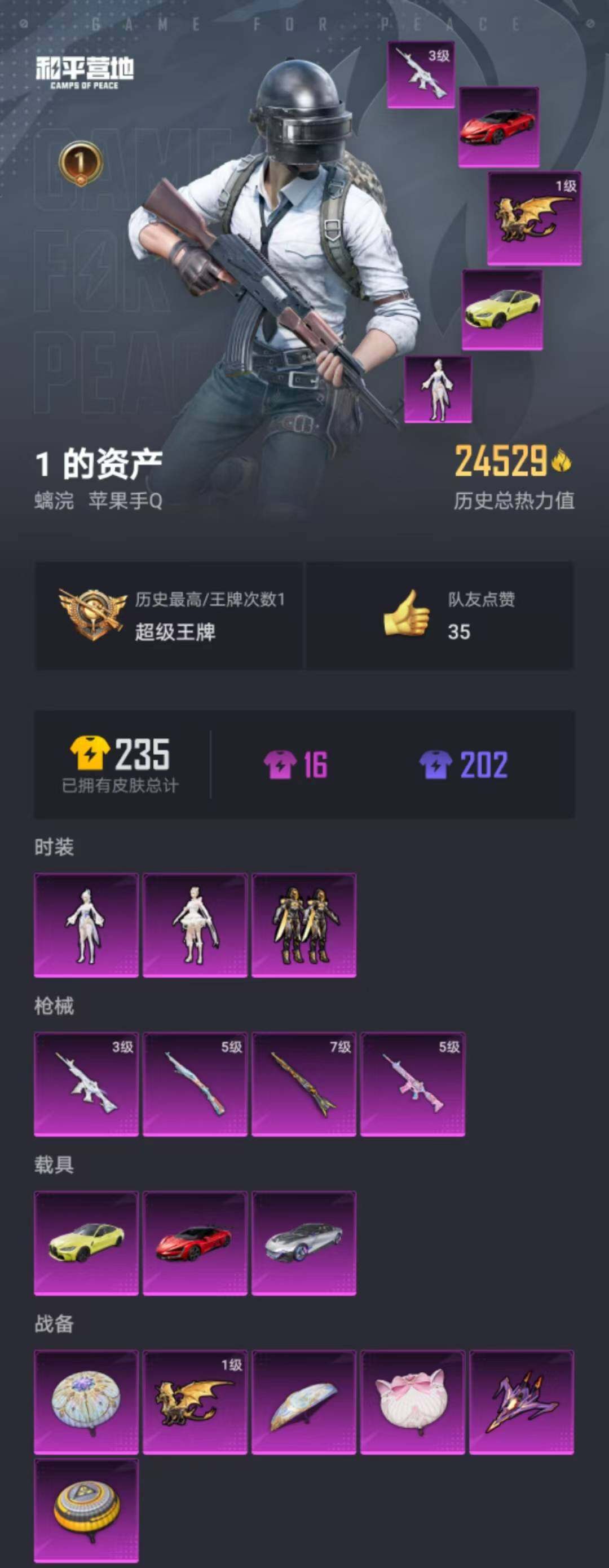 HPYXS3285026和平精英账号详情图19 HPYXS3285026和平精英账号详情图19