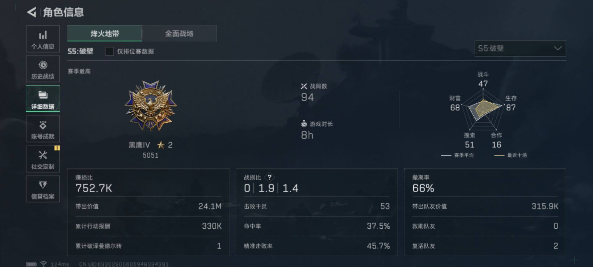 SJZEY38623三角洲行动账号详情图10 SJZEY38623三角洲行动账号详情图10