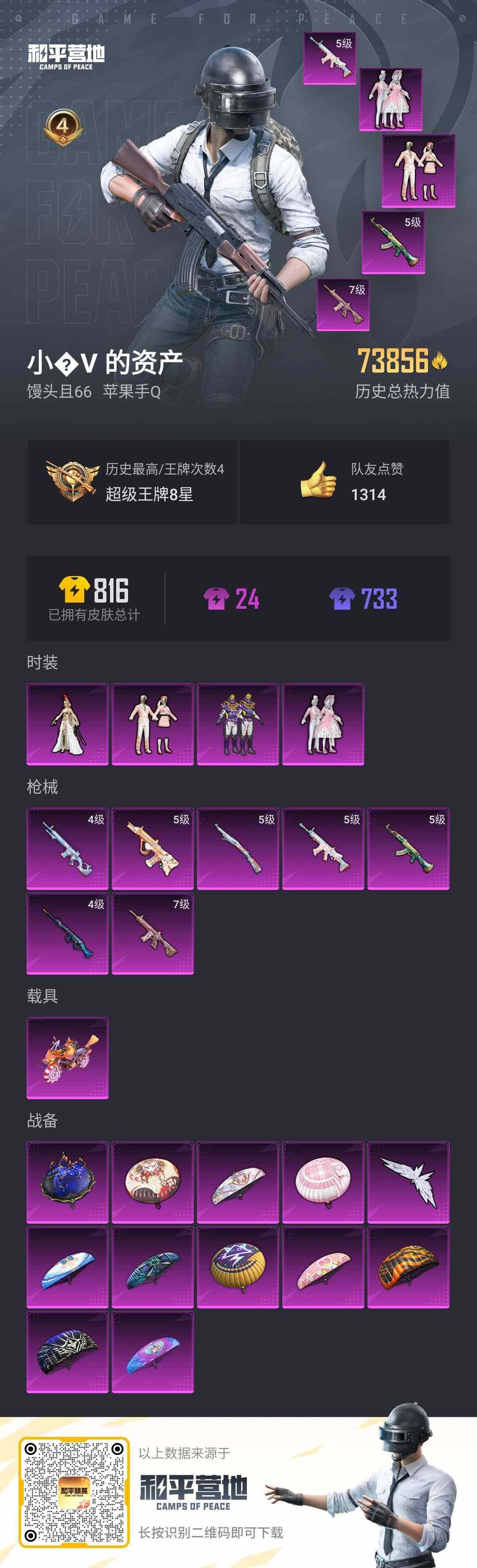 HPLX3279967和平精英账号详情图2 HPLX3279967和平精英账号详情图2