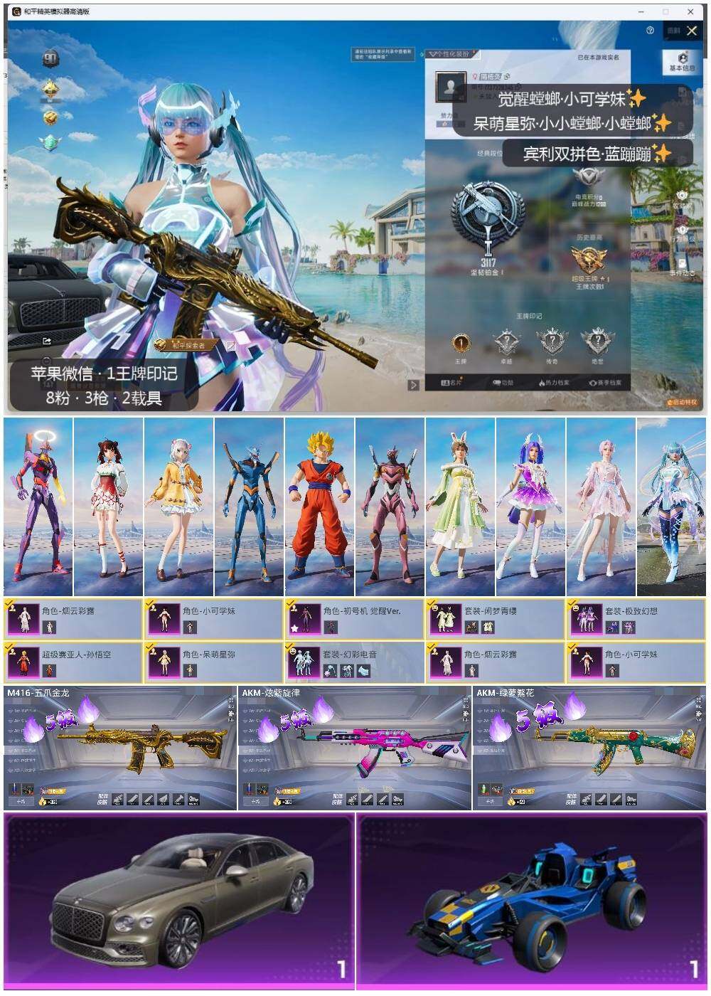 HPLX3279990和平精英账号详情图17 HPLX3279990和平精英账号详情图17