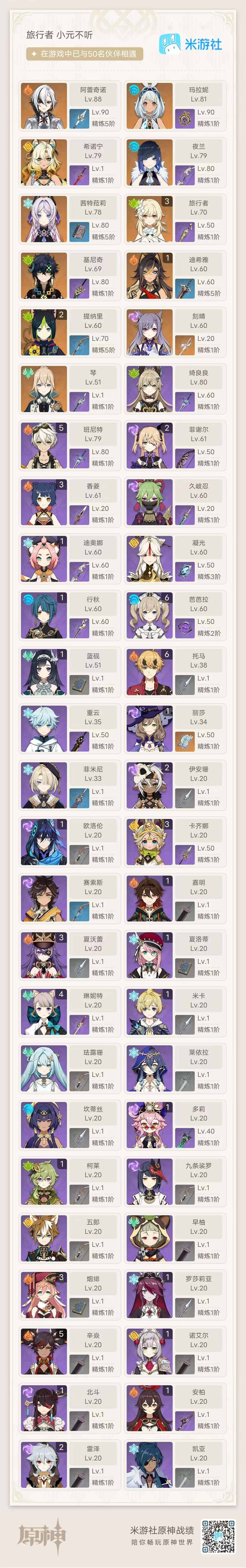 YSEY34775原神账号详情图9 YSEY34775原神账号详情图9