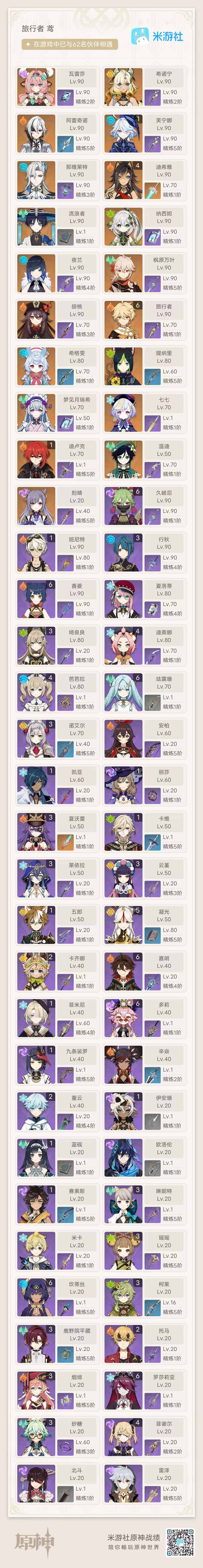 YSEY34776原神账号详情图9 YSEY34776原神账号详情图9