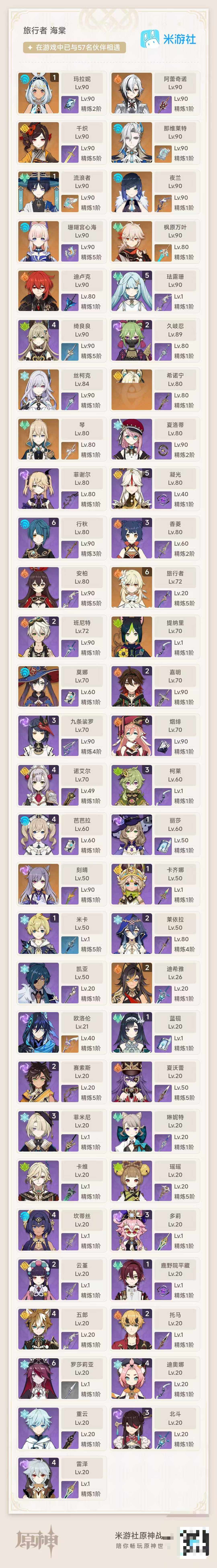 YSEY34798原神账号详情图4 YSEY34798原神账号详情图4