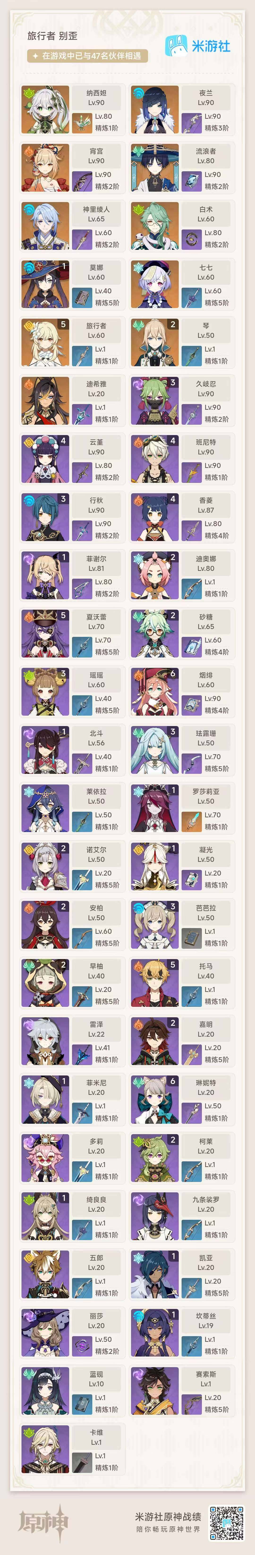 YSEY34845原神账号详情图11 YSEY34845原神账号详情图11