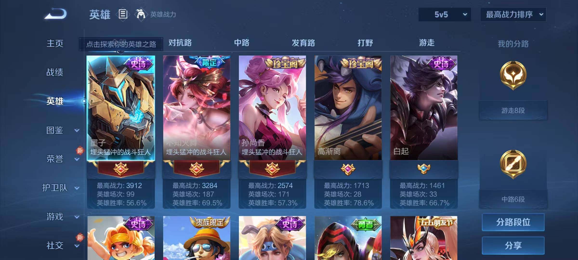 WZJZ3194964王者荣耀账号详情图5