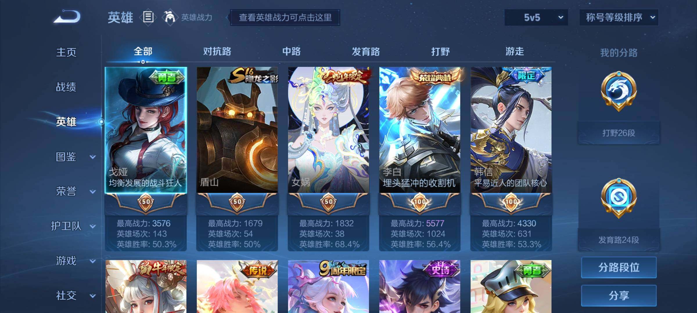 WZYXS3203180王者荣耀账号详情图3
