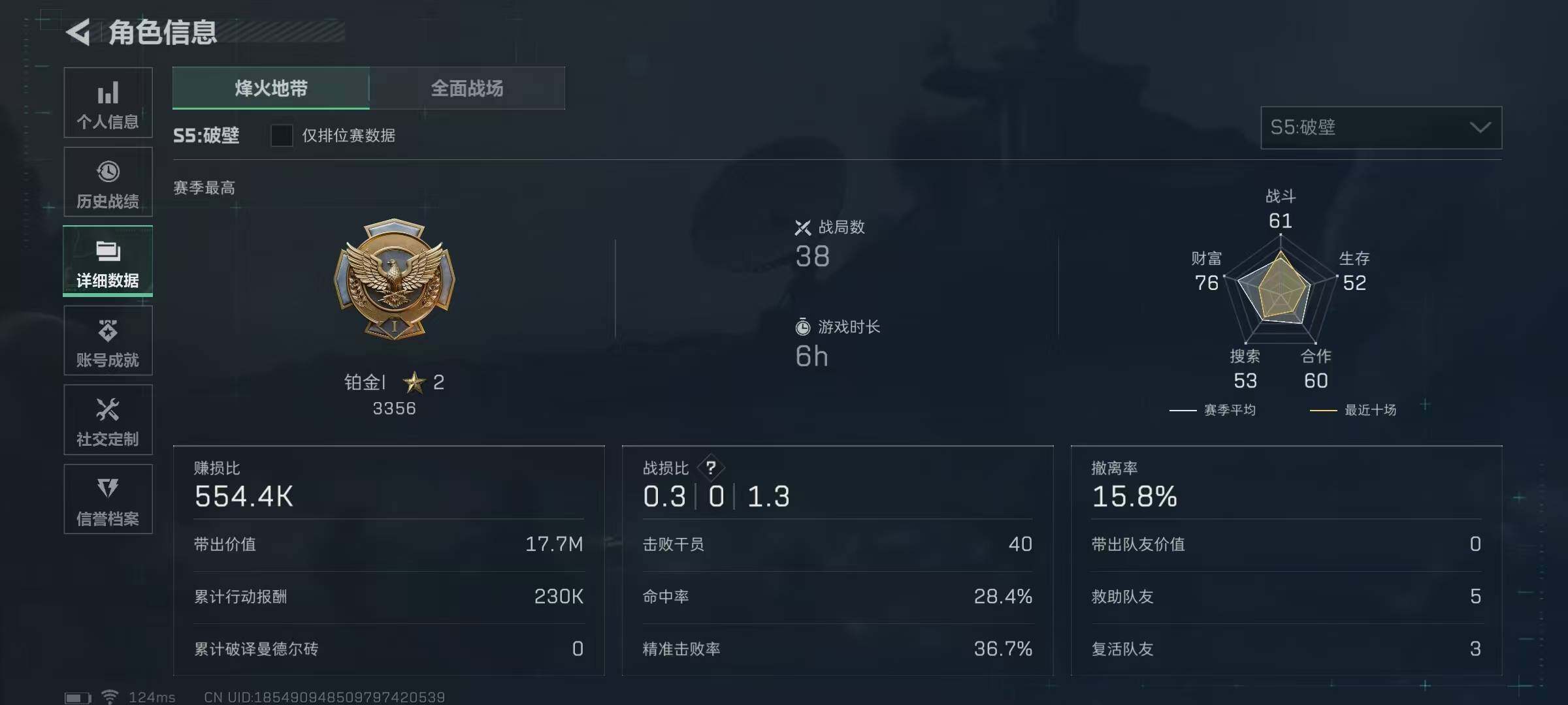 SJZEY38950三角洲行动账号详情图2 SJZEY38950三角洲行动账号详情图2