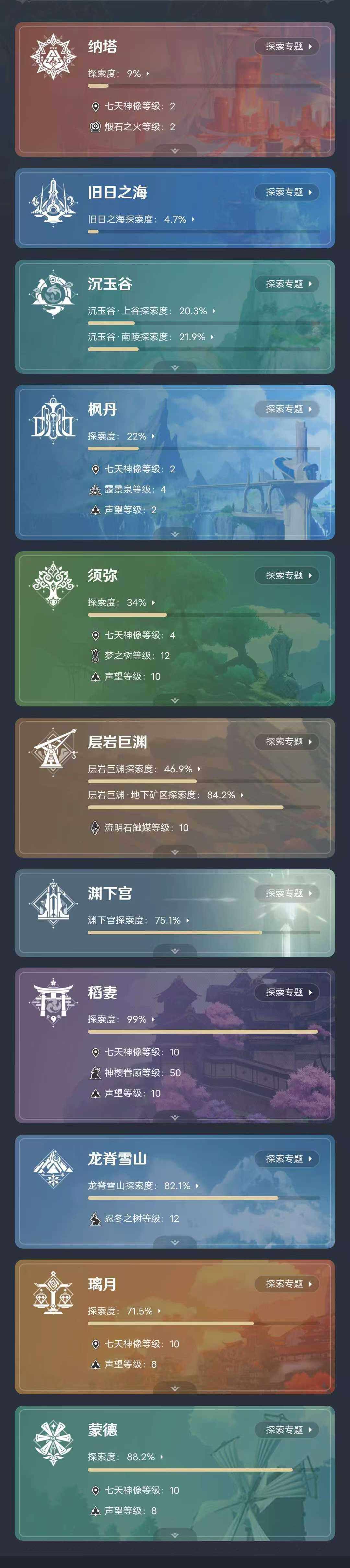 YSEY34874原神账号详情图5 YSEY34874原神账号详情图5