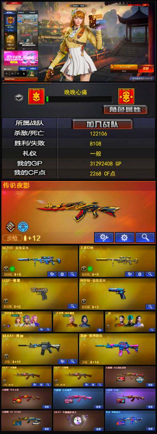 CFLX319331穿越火线账号详情图3