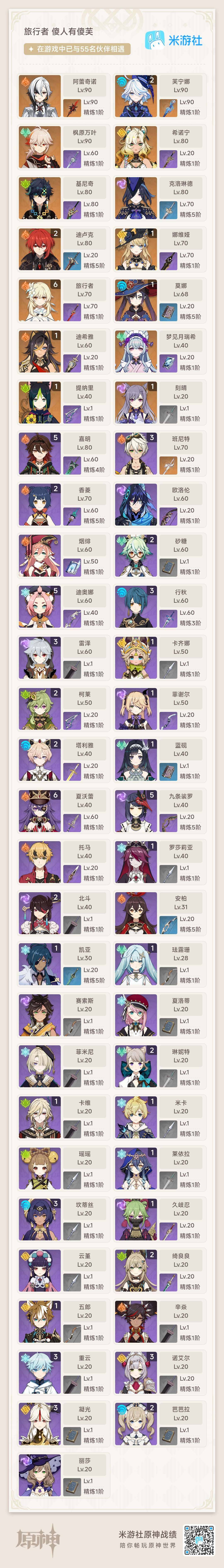 YSEY34909原神账号详情图9 YSEY34909原神账号详情图9