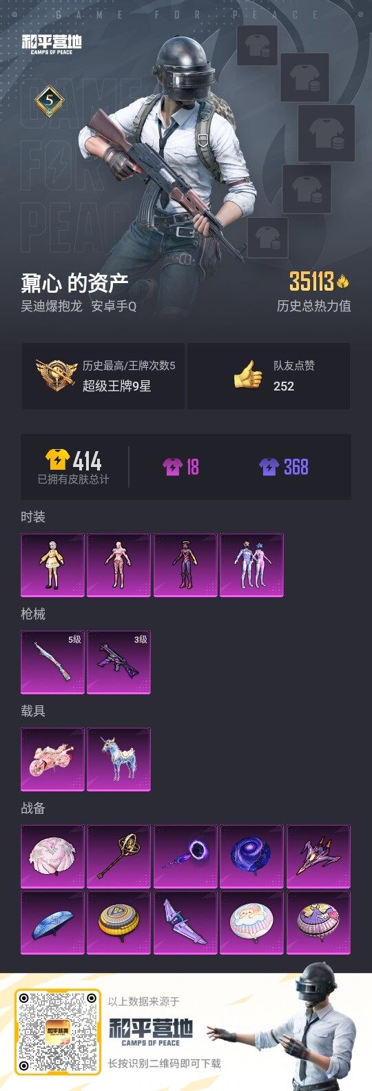 HPLE3280766和平精英账号详情图2 HPLE3280766和平精英账号详情图2