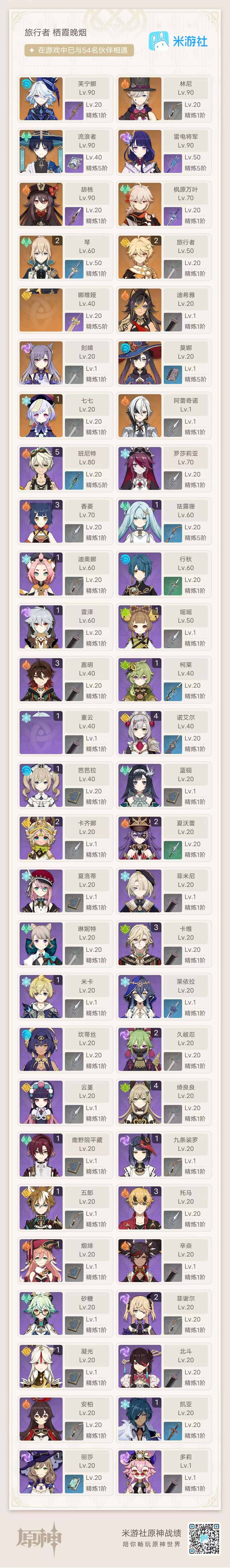 YSEY34914原神账号详情图11 YSEY34914原神账号详情图11