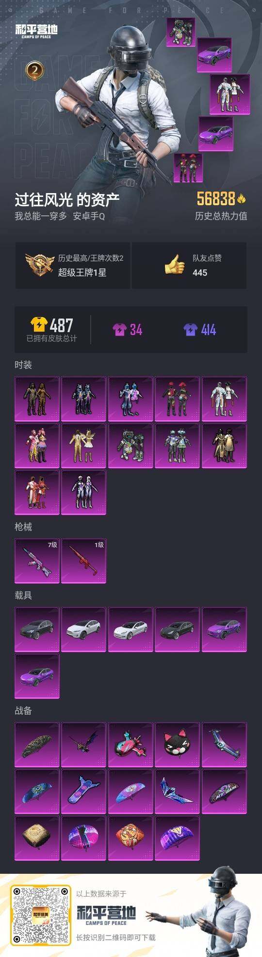 HPLE3336369和平精英账号详情图3