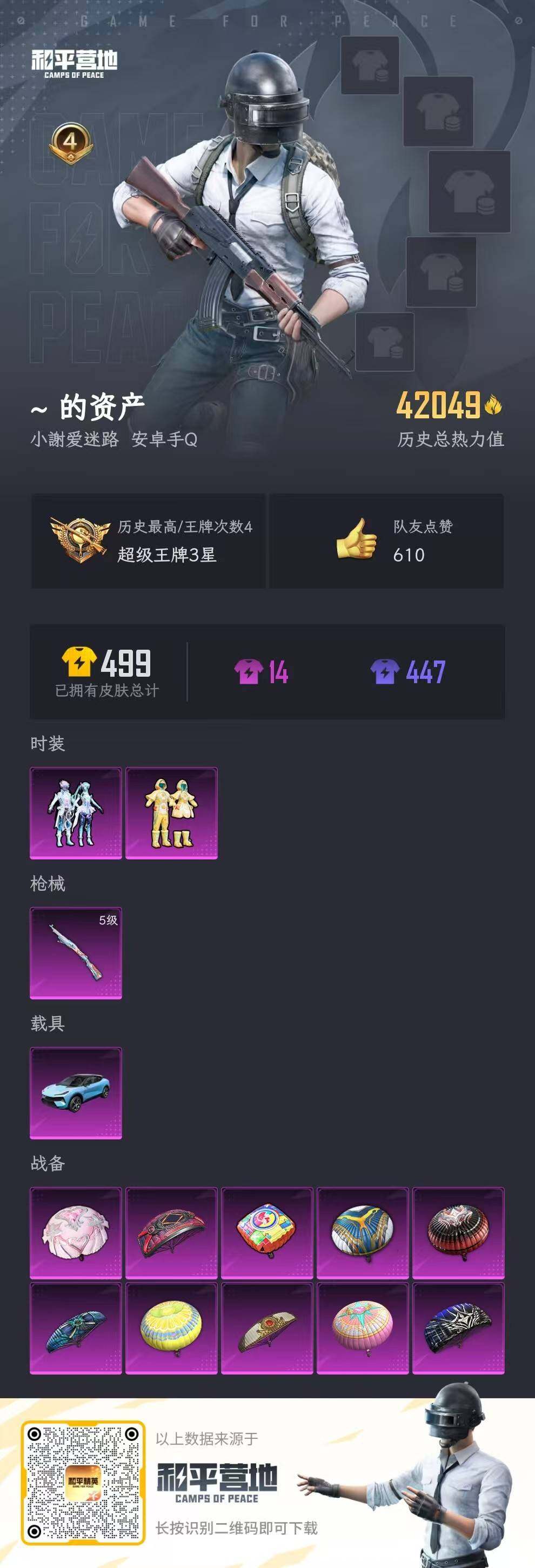HPJZ3281664和平精英账号详情图12 HPJZ3281664和平精英账号详情图12