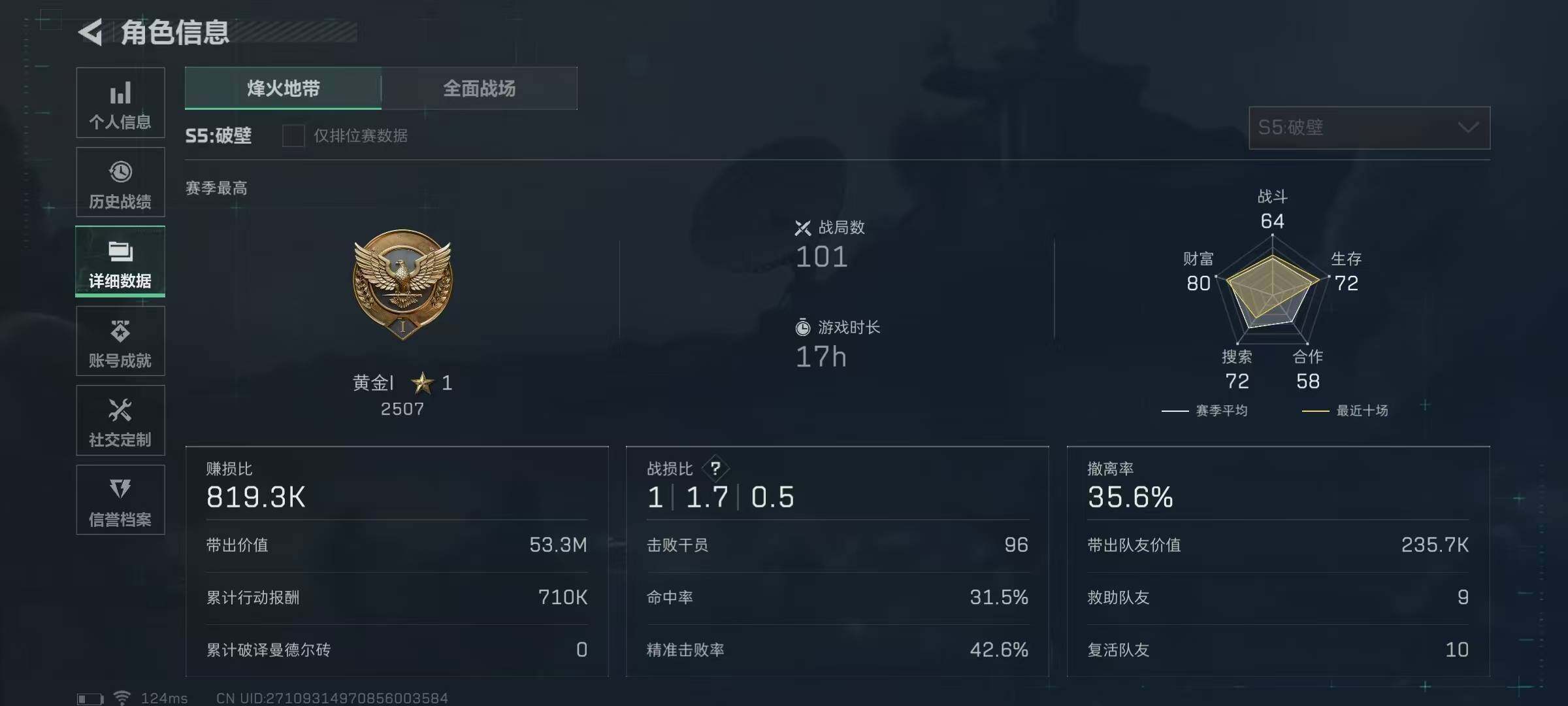 SJZEY39190三角洲行动账号详情图2 SJZEY39190三角洲行动账号详情图2
