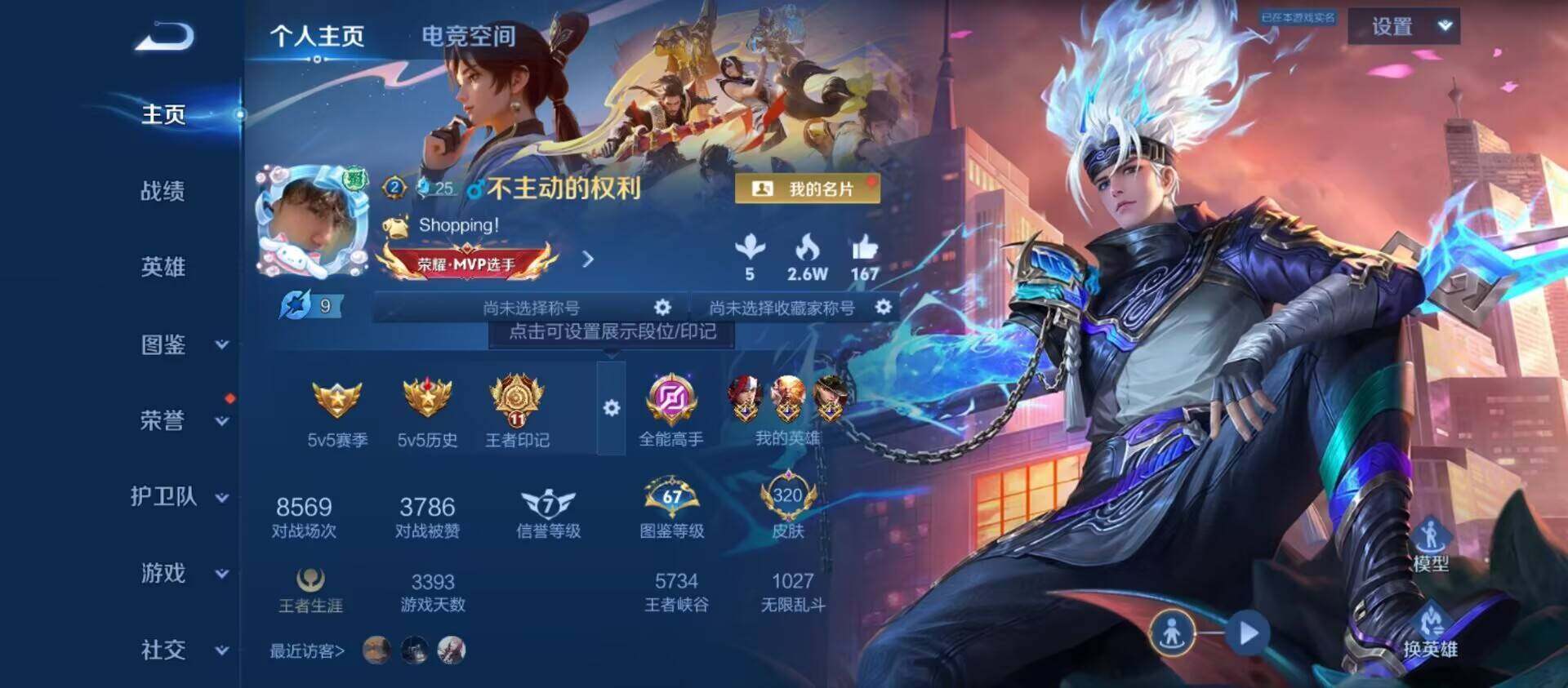 WZ033193906王者荣耀账号详情图2 WZ033193906王者荣耀账号详情图2