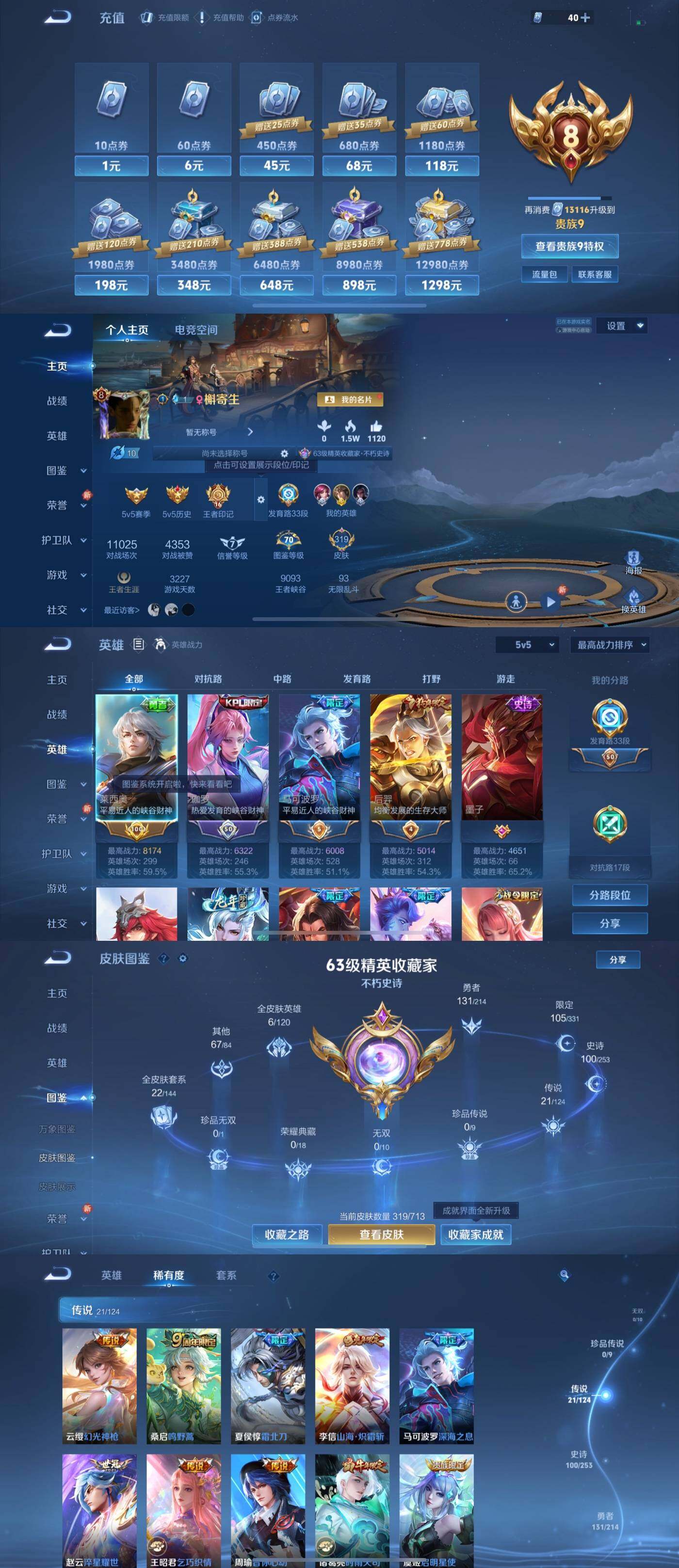 WZYXS3203058王者荣耀账号详情图2