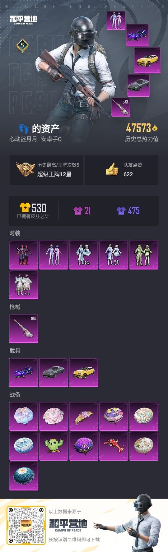 HPLE3281331和平精英账号详情图2 HPLE3281331和平精英账号详情图2