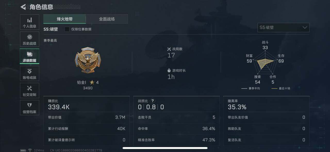SJZEY39302三角洲行动账号详情图2