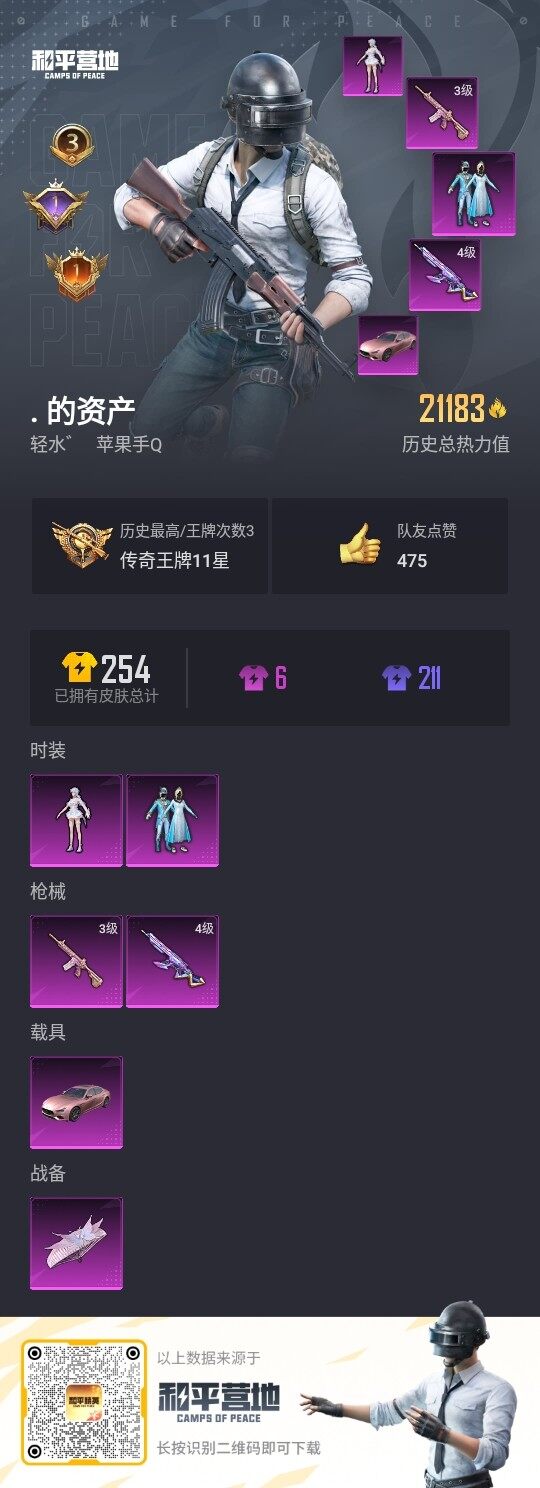 HPLE3281406和平精英账号详情图2