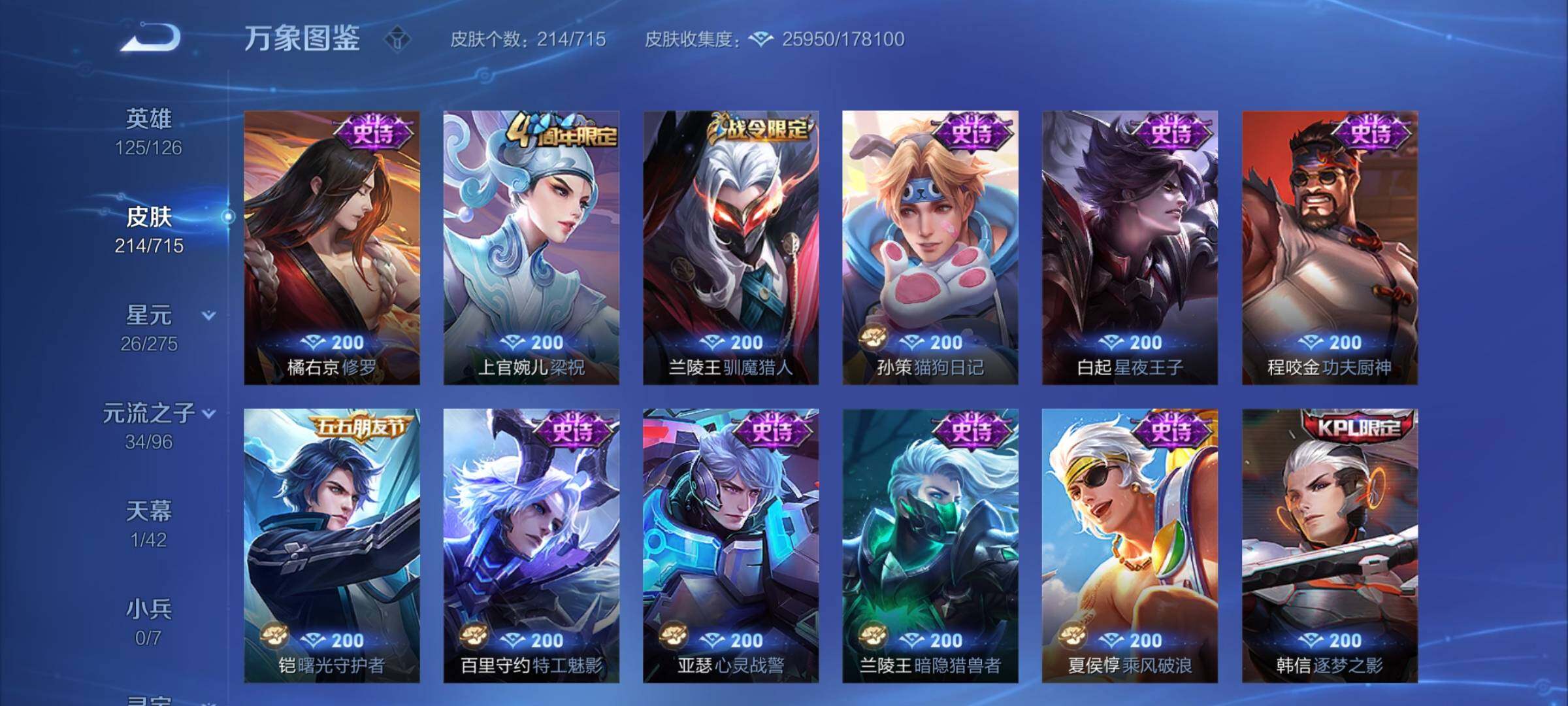 WZYXS3202389王者荣耀账号详情图7