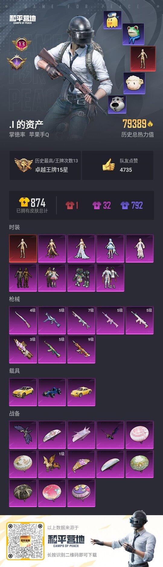 HPLE3281459和平精英账号详情图2 HPLE3281459和平精英账号详情图2