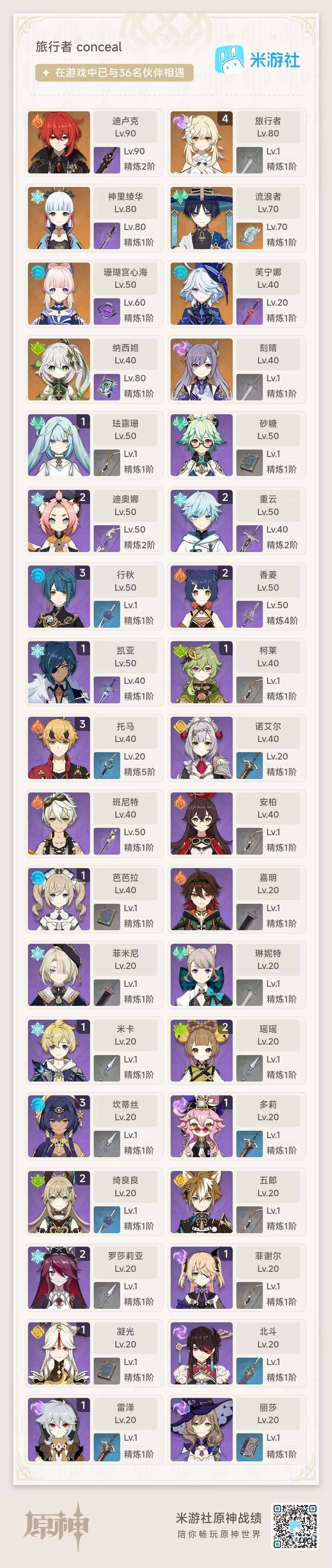 YSEY35443原神账号详情图11 YSEY35443原神账号详情图11