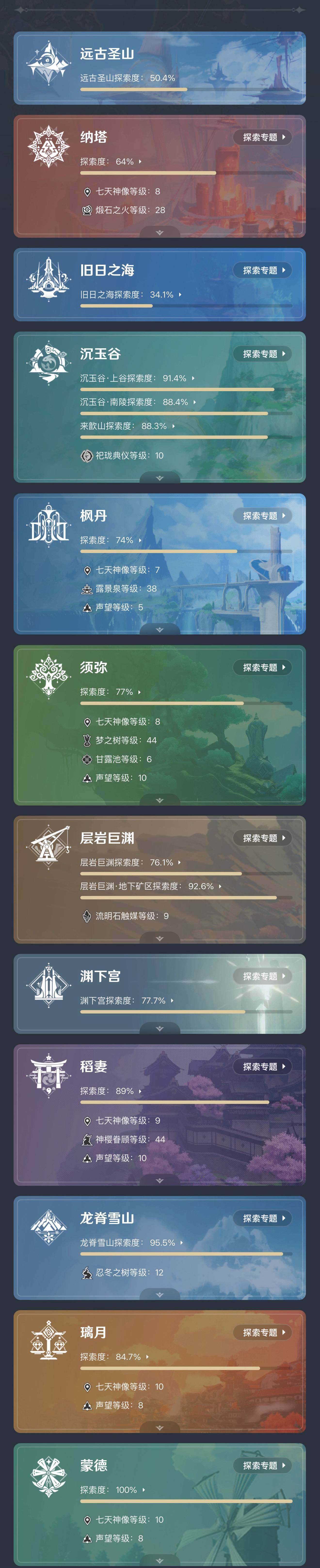 YSEY35453原神账号详情图4 YSEY35453原神账号详情图4