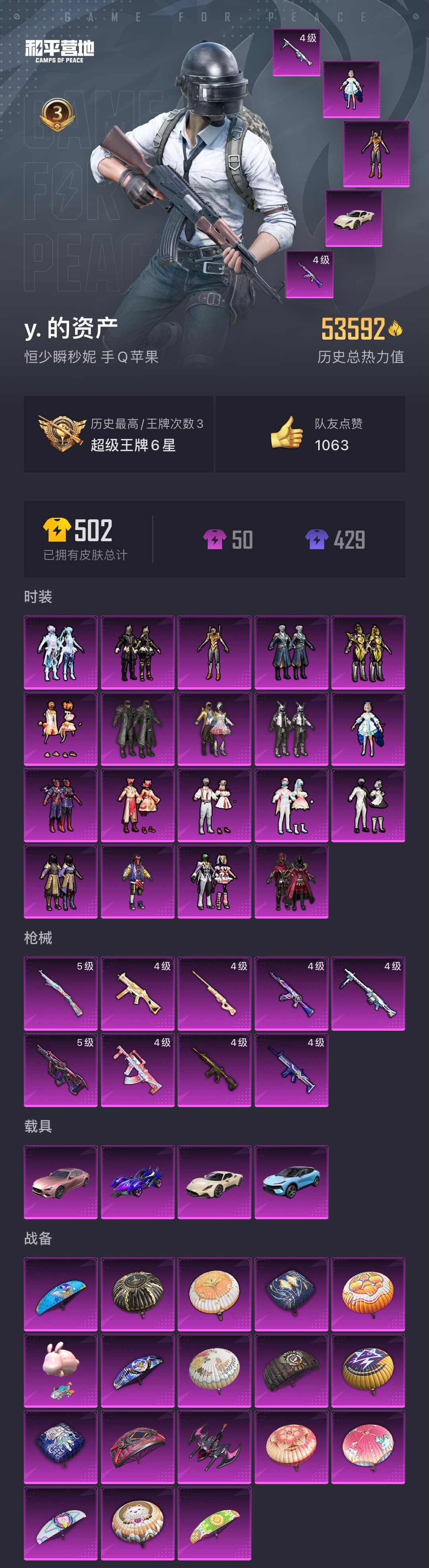 HPYXS3284733和平精英账号详情图2 HPYXS3284733和平精英账号详情图2