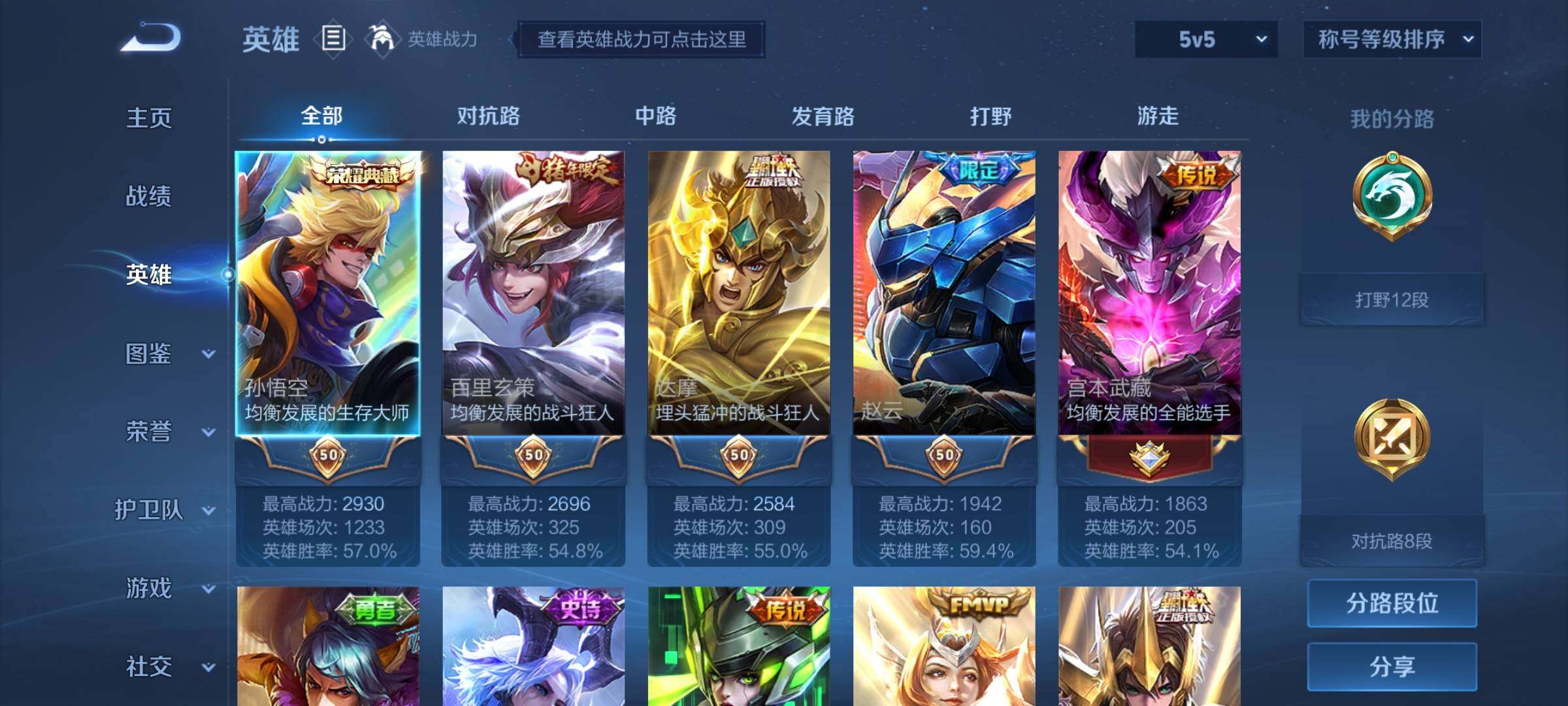 WZYXS3202285王者荣耀账号详情图3 WZYXS3202285王者荣耀账号详情图3