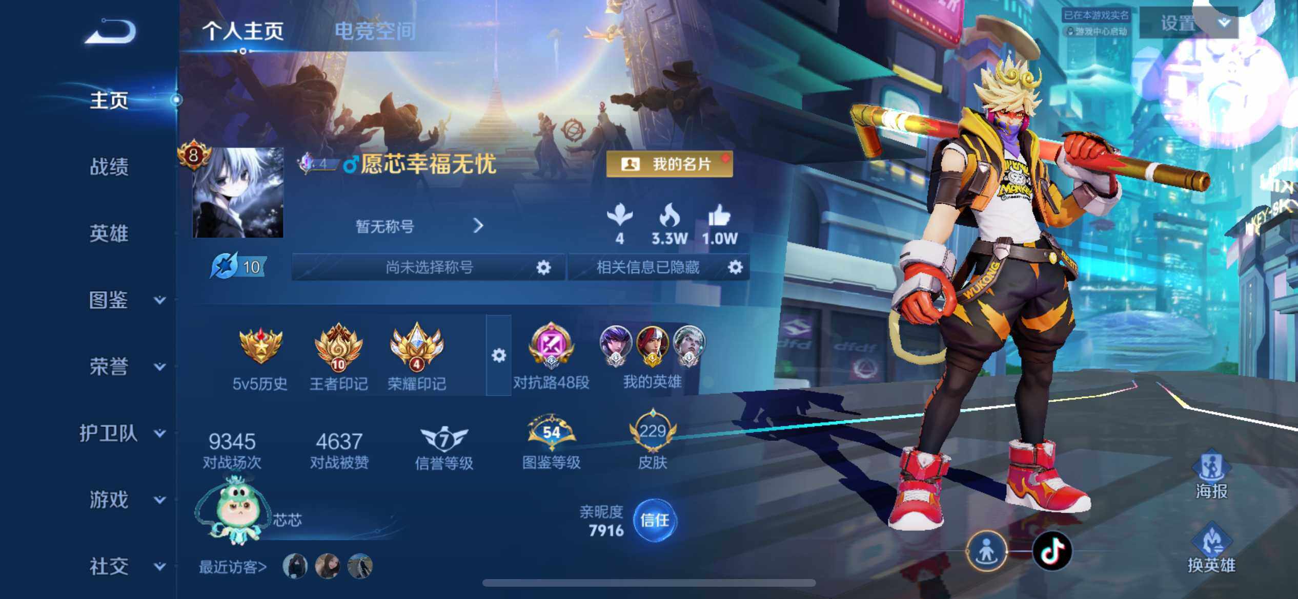 WZ033195747王者荣耀账号详情图5 WZ033195747王者荣耀账号详情图5