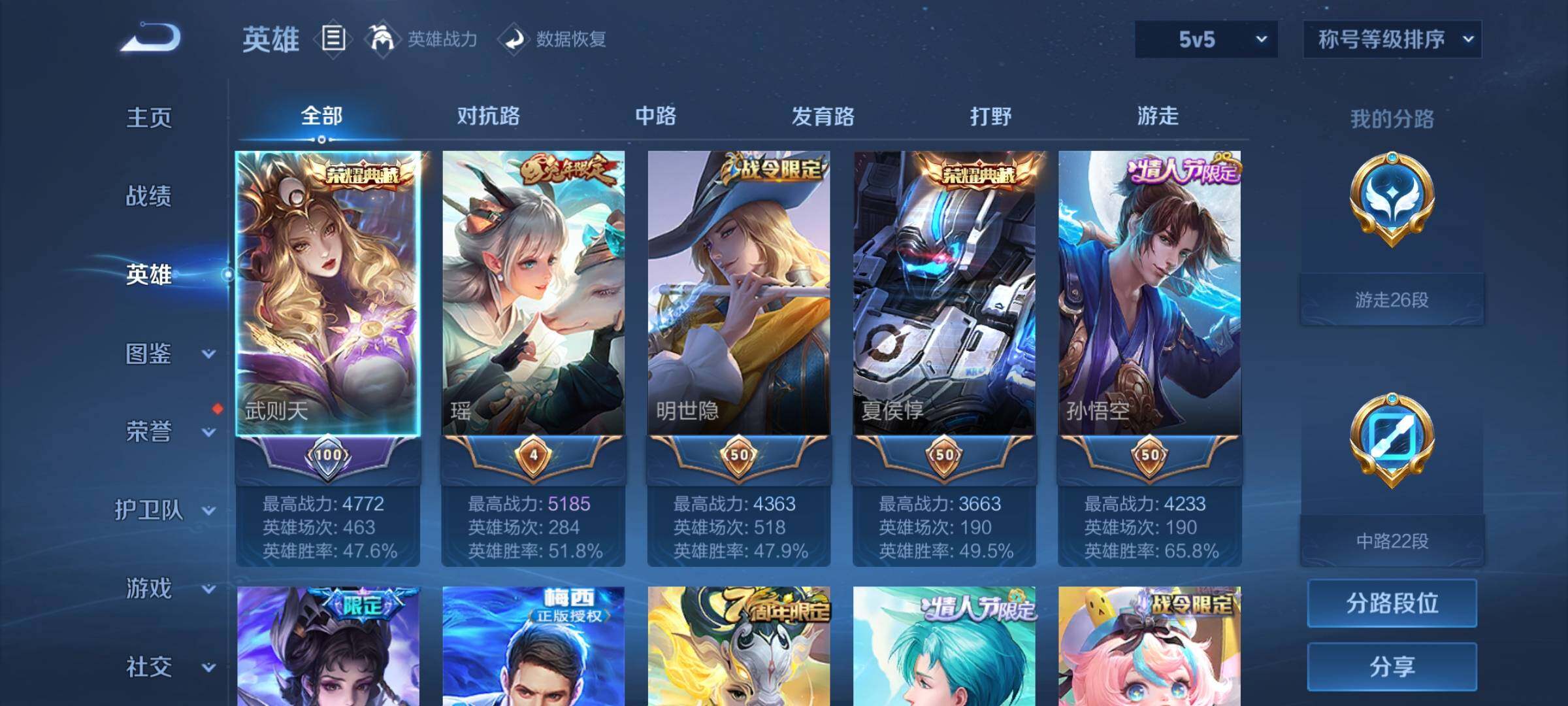 WZYXS3202755王者荣耀账号详情图3 WZYXS3202755王者荣耀账号详情图3