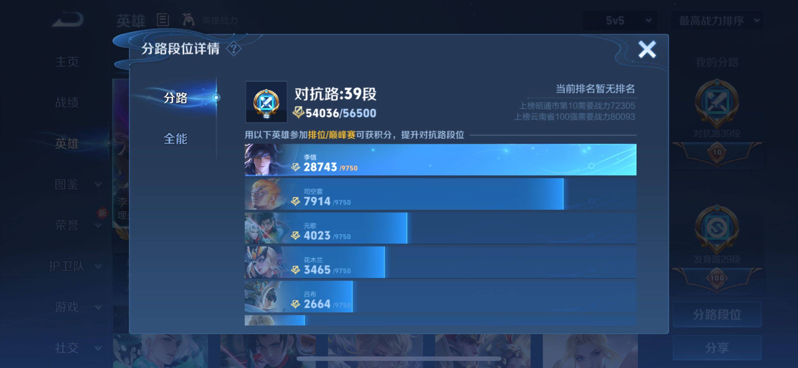 WZYXS3202906王者荣耀账号详情图5 WZYXS3202906王者荣耀账号详情图5