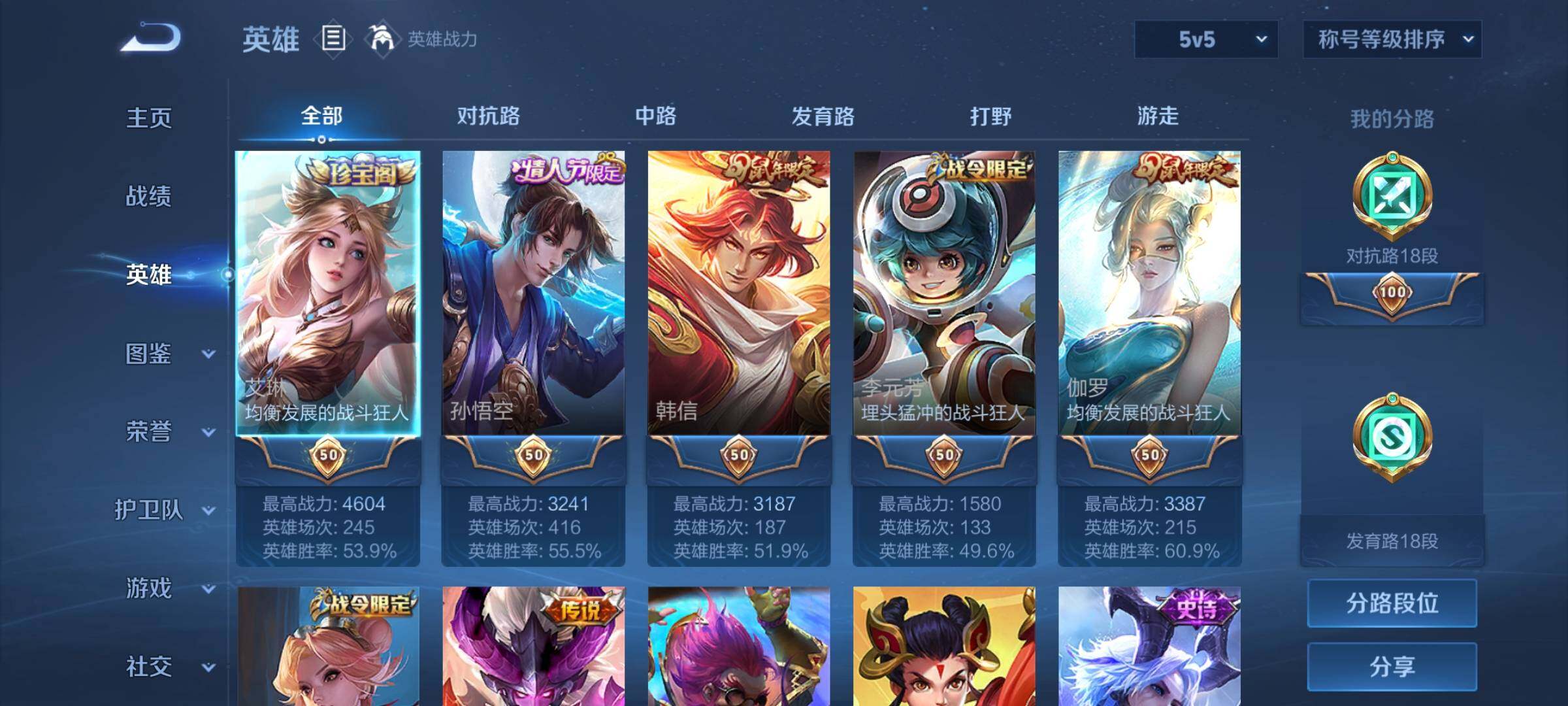 WZYXS3202394王者荣耀账号详情图3 WZYXS3202394王者荣耀账号详情图3