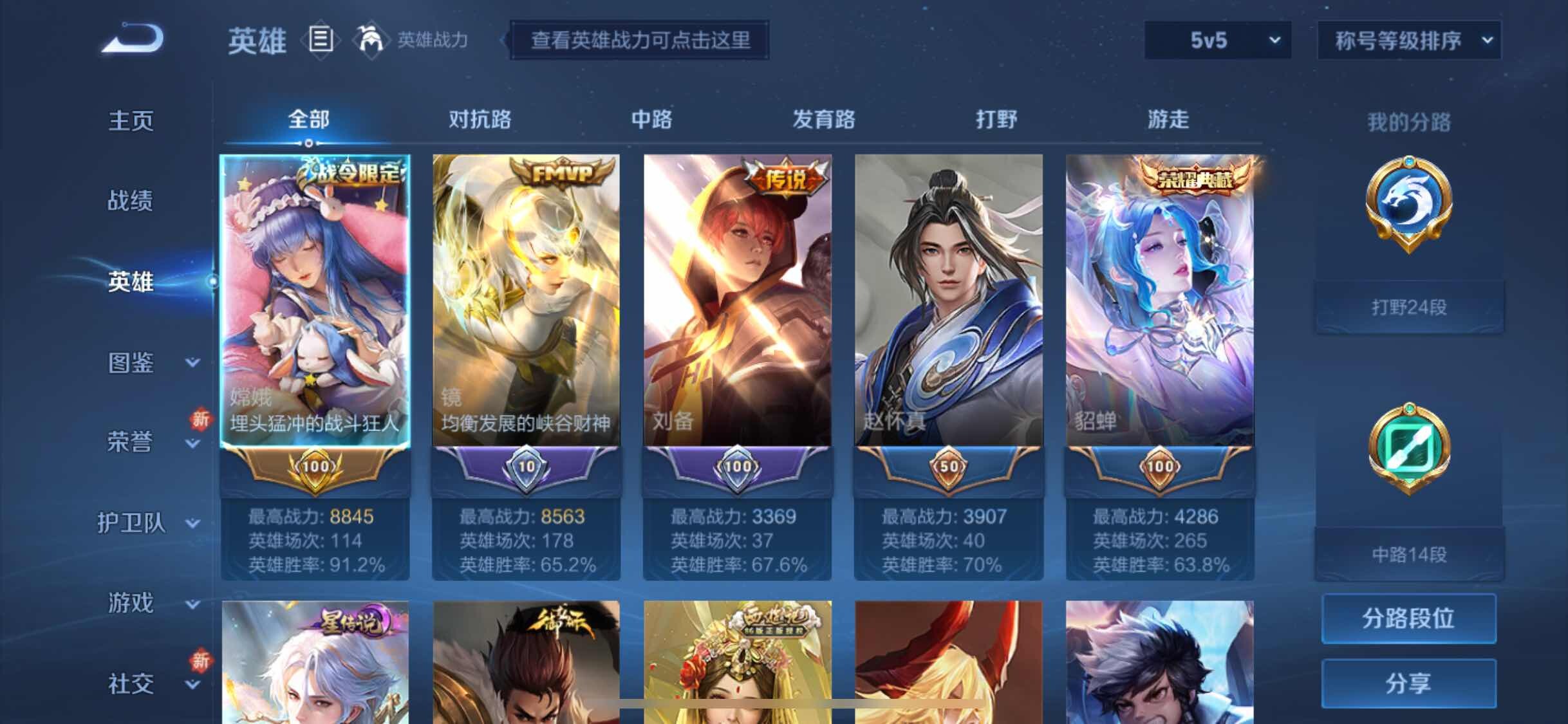 WZYXS3202416王者荣耀账号详情图3