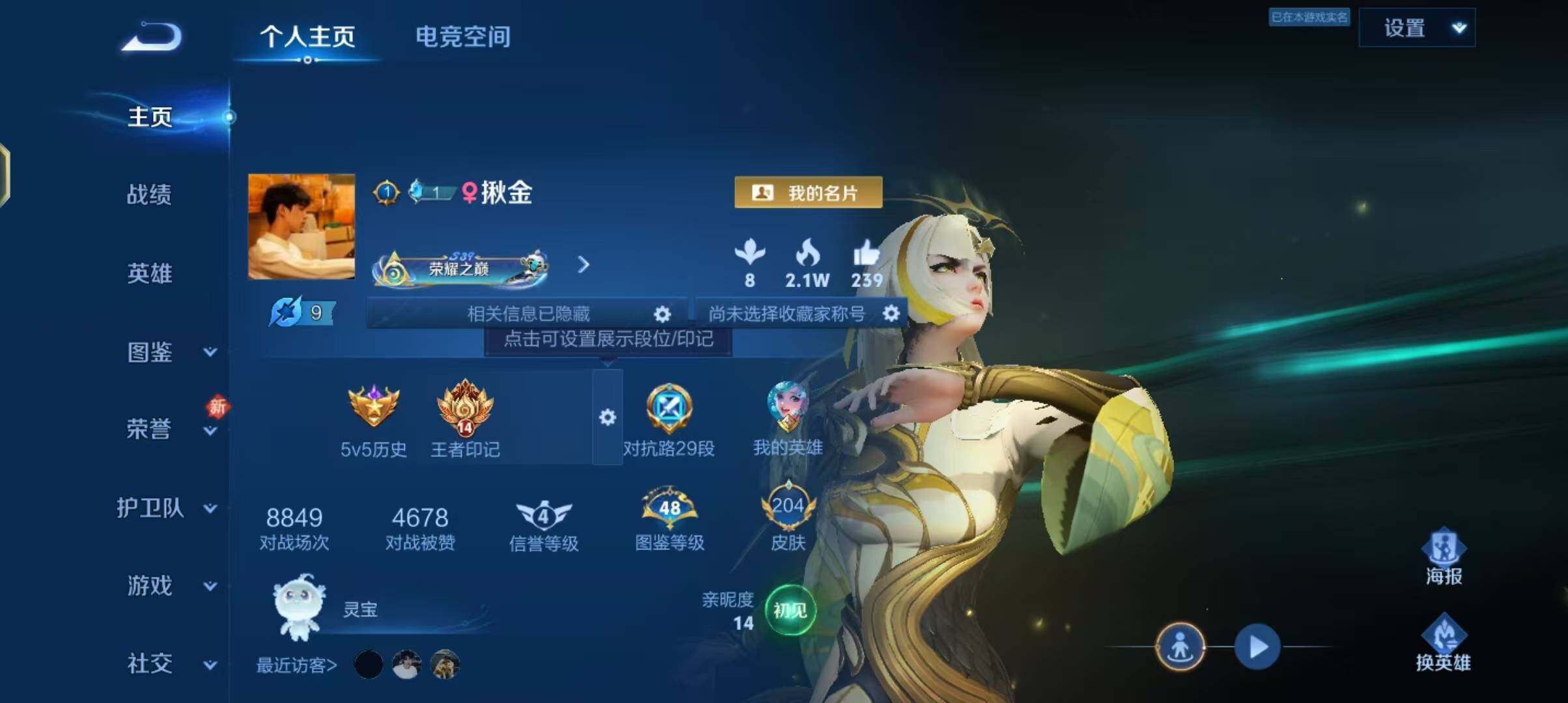 WZJZ3199463王者荣耀账号详情图5 WZJZ3199463王者荣耀账号详情图5