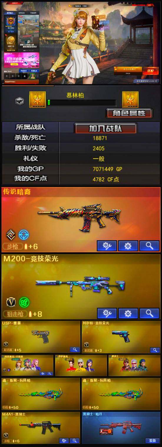 CFLX319841穿越火线账号详情图3