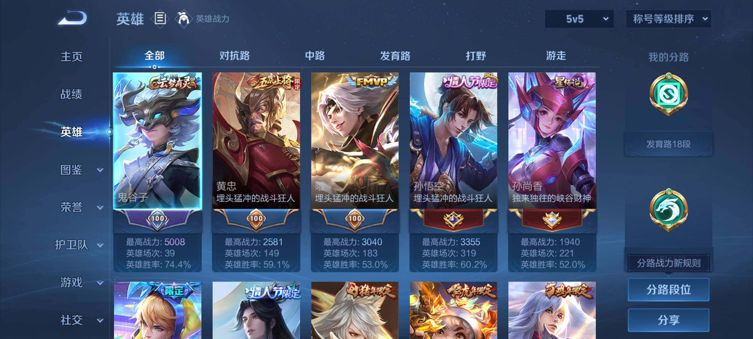 WZYXS3202459王者荣耀账号详情图3