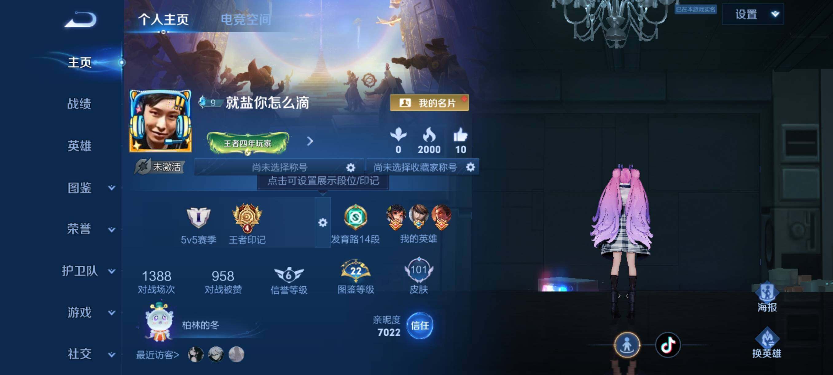 WZJZ3200117王者荣耀账号详情图3 WZJZ3200117王者荣耀账号详情图3