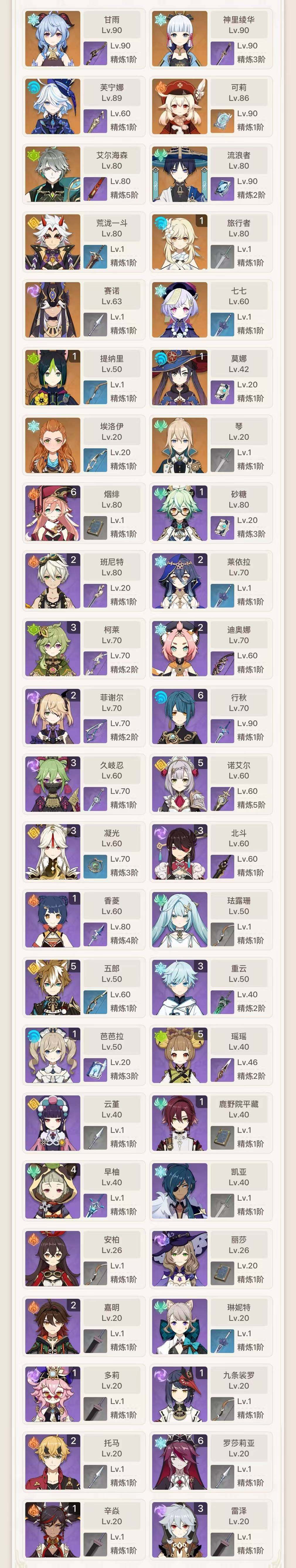YSEY35763原神账号详情图3